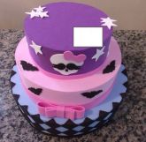 Aluguel bolo Monster High